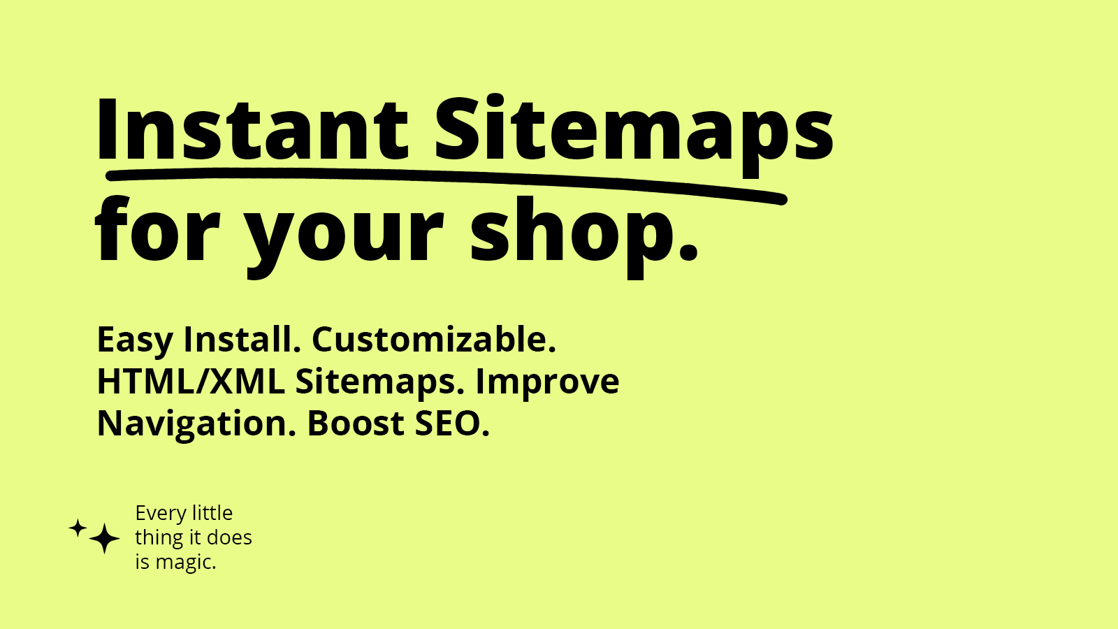 Shopify Sitemap App